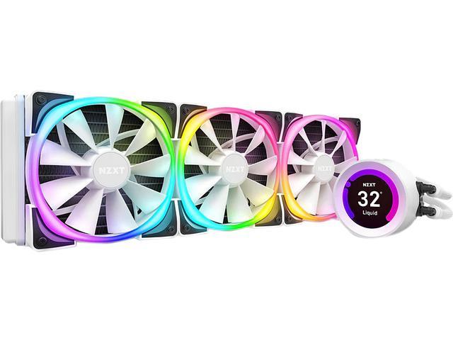 Tarjeta de video NZXT Kraken Z73 360mm Liquid Cooler with LCD Display LGA 1700 Compatible - White